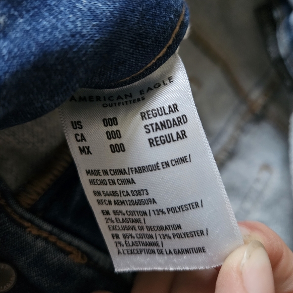 American Eagle cozy next level stretch high rise skinny jeans - Picture 8 of 8